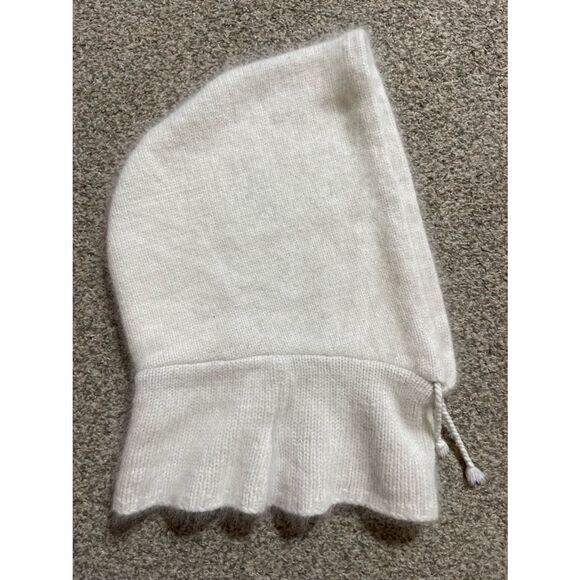 Hai Soft Ivory Knit Hood with Drawstring main image 4